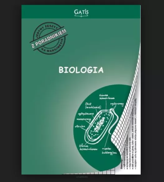 Zeszyt Tematyczny - Biologia A5/60 w Kratkę z Poradnikiem Gatis smartkleks.pl
