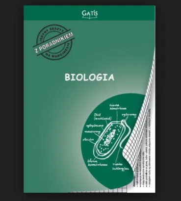 Zeszyt Tematyczny - Biologia  A5/60 w Kratkę z Poradnikiem Gatis