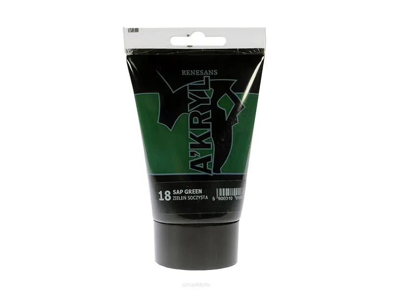Farba Akrylowa Renesans 100ml 18 Zieleń Soczysta