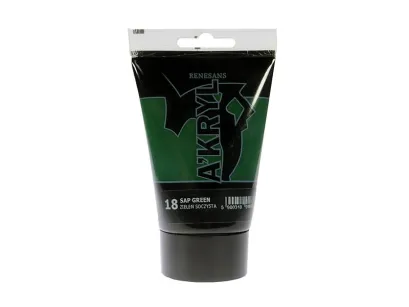Farba Akrylowa Renesans 100ml 18 Zieleń Soczysta