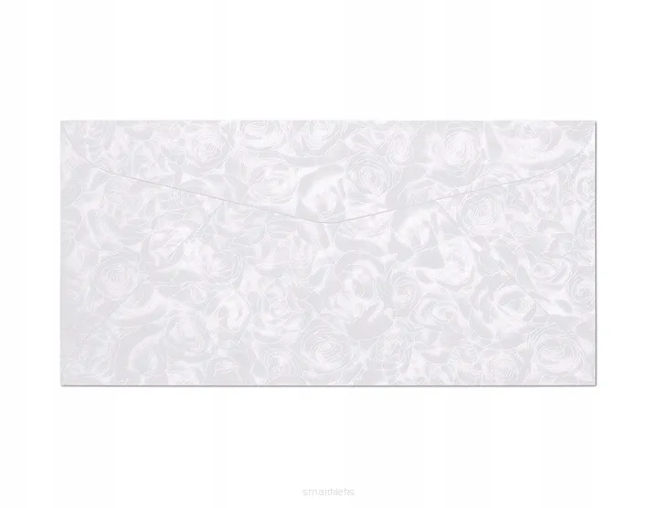 Koperty DL Róże Biały Galeria Papieru  SmartKleks.pl