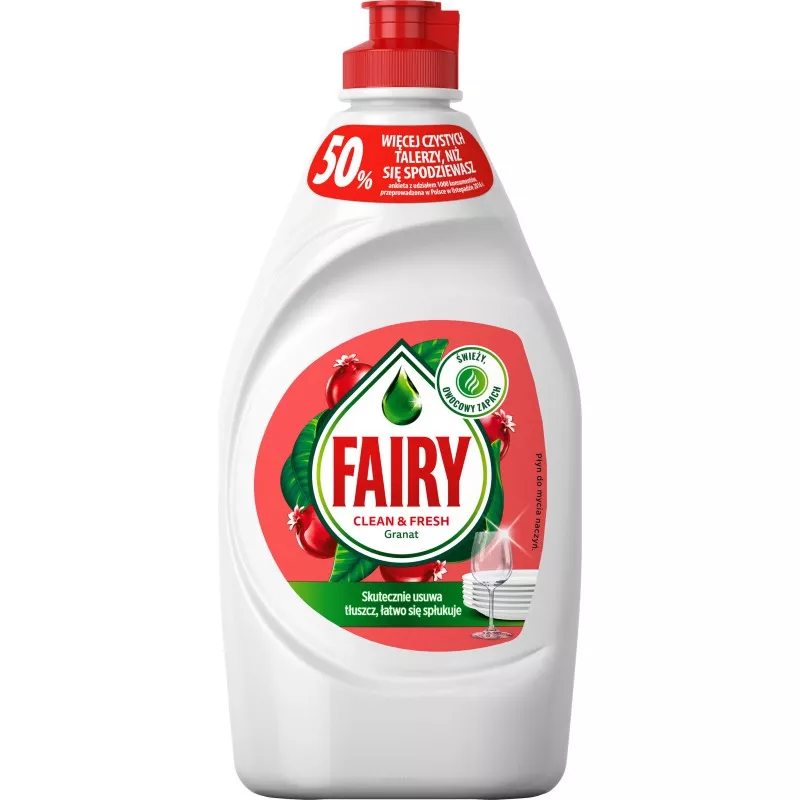 Fairy Clean & Fresh Płyn do Mycia Naczyń Granat 450ML