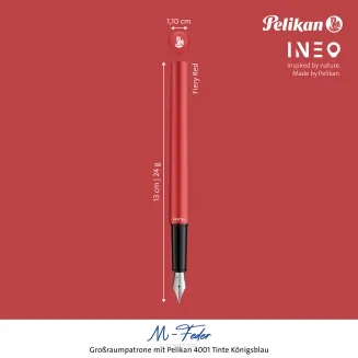 PIÓRO WIECZNE PELIKAN INEO FIERY RED MOŻLIWOŚĆ GRAWERU