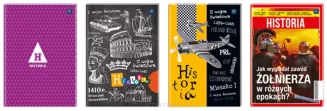 Brulion A5 Krata 80 kartek Historia Interdruk
