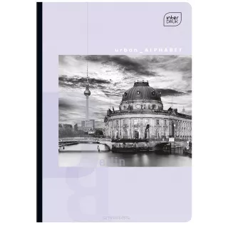 Zeszyt A5 Krata 60 kartek Black & White Interdruk