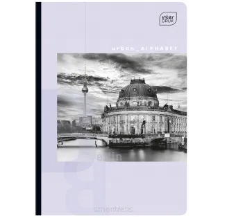 Zeszyt A5 Krata 60 kartek Black & White Interdruk