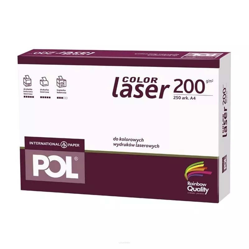 Papier ksero POLcolorlaser 200g A4 