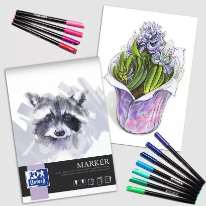 Blok Artystyczny Oxford Marker A4