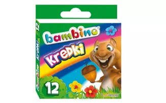Kredki świecowe Bambino 12 kolorów