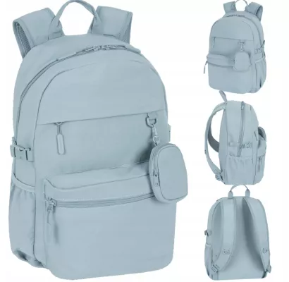 Plecak szkolny jednokomorowy CoolPack FIN PASTEL MINT