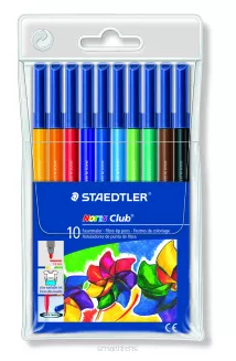 Flamastry Staedtler S 326, zestaw 10 kol.