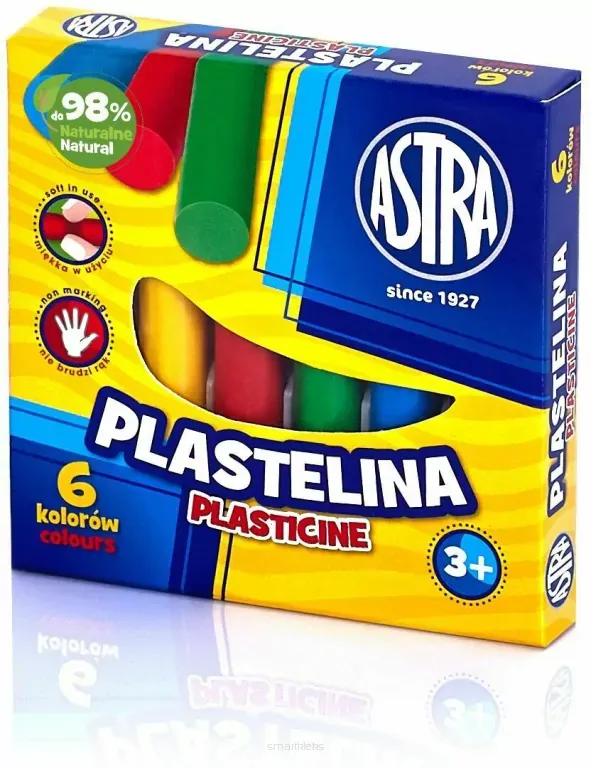 Plastelina Astra 6 kolorów