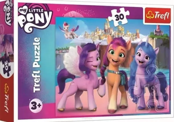 Puzzle Trefl 30 Elementów My Little Pony Zabłyśnij jak Kucyki Pony SmartKleks.pl