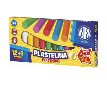 Plastelina Astra 12+1 kolory
