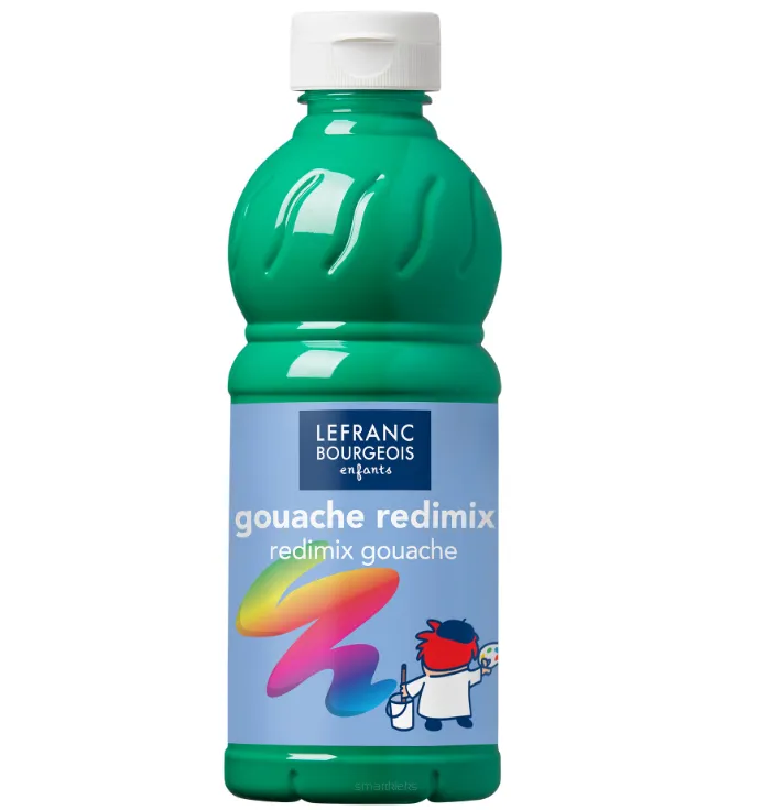 Płynny Gwasz Farba Plakatowa Redimix 500ml. Zielona smartkleks.pl
