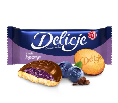 DELICJE SZAMPAŃSKIE 147g JAGODOWE