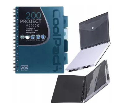 Kołozeszyt  B5/200 Kratka Przekładki Cool Pack