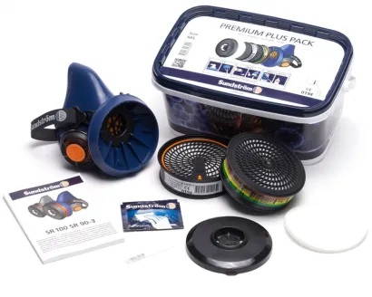 ZESTAW PÓŁMASKA OCHRONNA SUNDSTROM SR100 PREMIUM PLUS PACK M/L