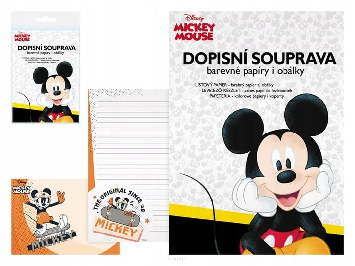 Papeteria Dziecięca z Disneya A4 5+10 Mickey Mouse  SmartKleks.pl