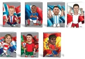 Zeszyt A5 Kratka 40 Kartek Football Icons Mar Mar