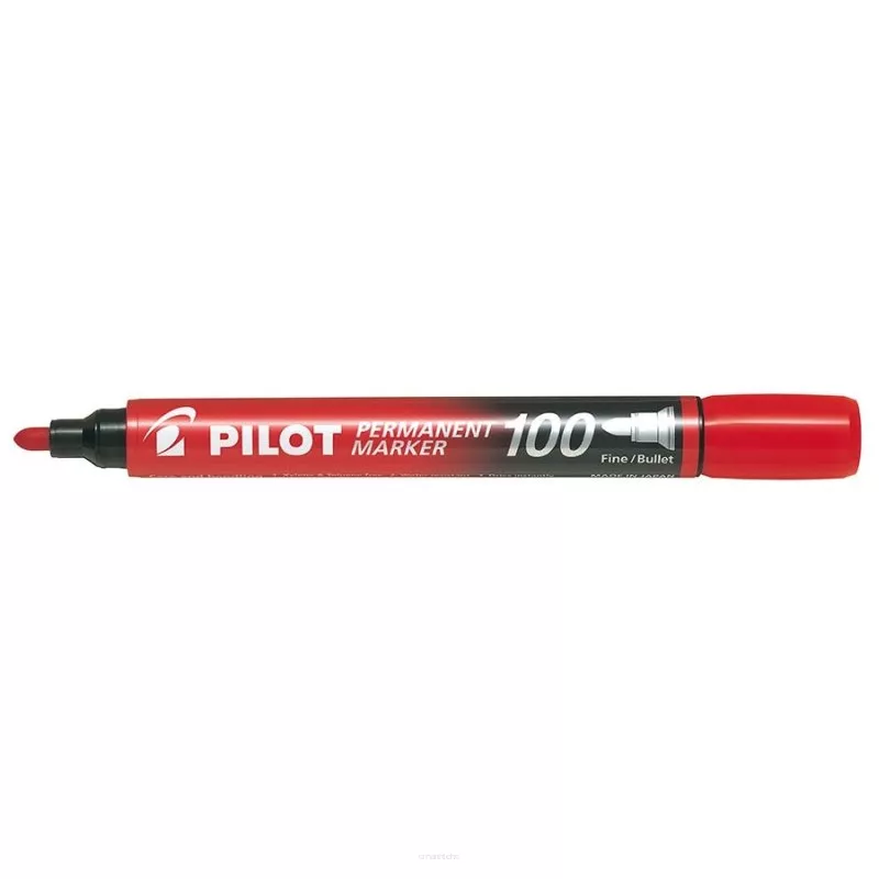 Marker permanentny okrągły Pilot SCA-100 Czerwony