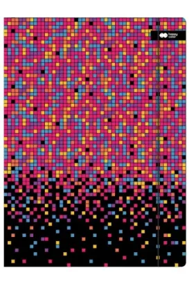 Happy Color Teczka kartonowa z gumką - Pixi disco