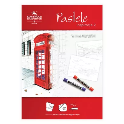 BLOK INSPIRACJE 2 PASTELE A4 220G