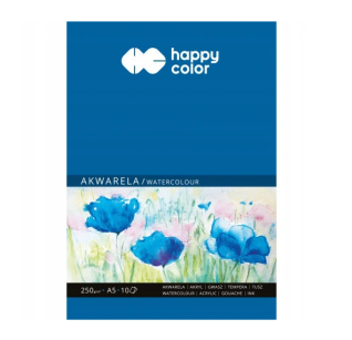 Blok do Akwareli A5 Happy Color 250g/m2