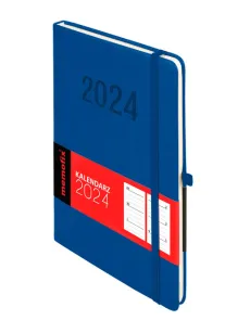 Kalendarz 2024 Memofix A5 TDW Niebieski