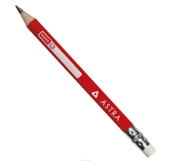 Ołówek Trójkątny Gruby Z Gumką Astra