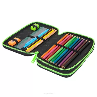 Piórnik Dwukomorowy Z Wyposażeniem Jumper 2 Peek A Boo SmartKleks.pl