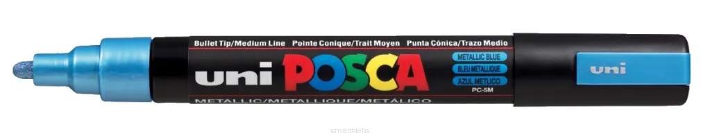 Pisak Posca PC-5M Metaliczny Niebieski SmartKleks.pl