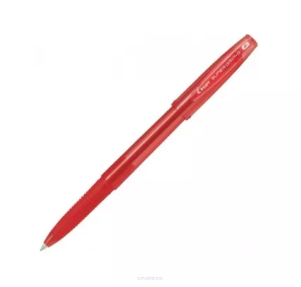 Długopis Olejowy ze Skuwką Czerwony Pilot Grip G