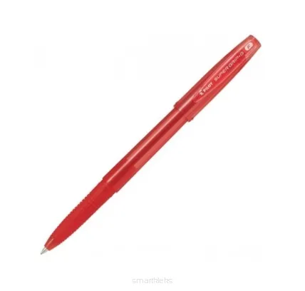 Długopis Olejowy ze Skuwką Czerwony Pilot Grip G