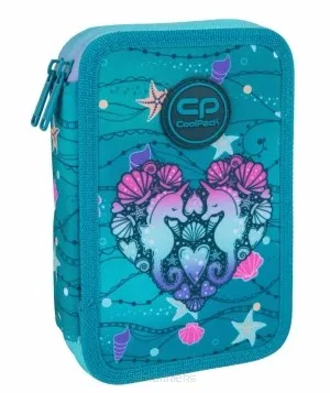 Patio Piórnik podwójny z wyposażeniem Coolpack Jumper 2 Seafish