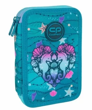 Patio Piórnik podwójny z wyposażeniem Coolpack Jumper 2 Seafish