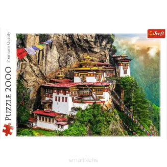 Puzzle Trefl 2000 Elementów Tygrysie Gniazdo, Bhutan smartkleks.pl
