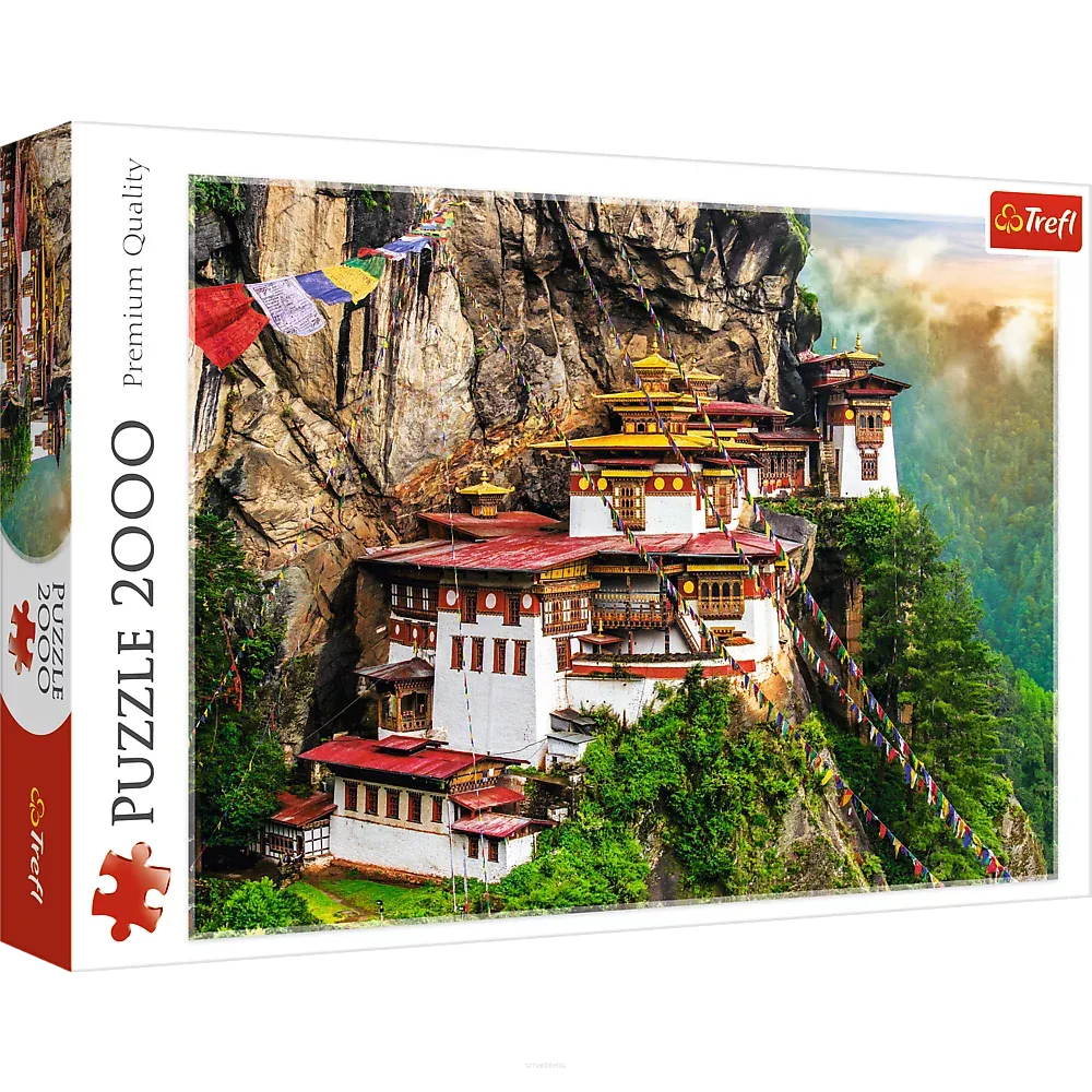 Puzzle Trefl 2000 Elementów Tygrysie Gniazdo, Bhutan smartkleks.pl