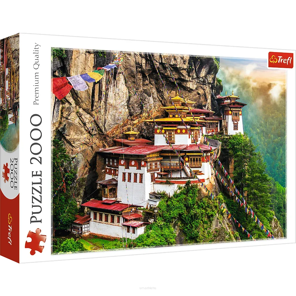Puzzle Trefl 2000 Elementów Tygrysie Gniazdo, Bhutan smartkleks.pl