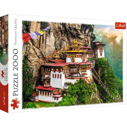 Puzzle Trefl 2000 Elementów Tygrysie Gniazdo, Bhutan smartkleks.pl