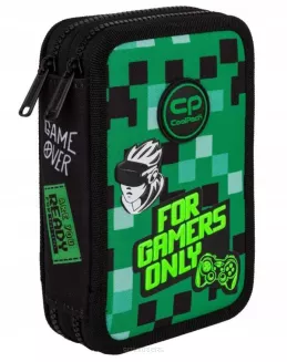 Piórnik Dwukomorowy Z Wyposażeniem Jumper 2 Game Zone  SmartKleks.pl