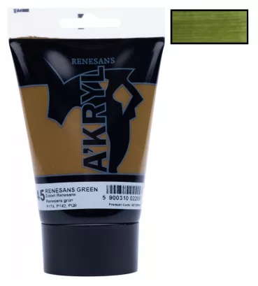 Farba Akrylowa Renesans 100ml 45 Zieleń Renesans