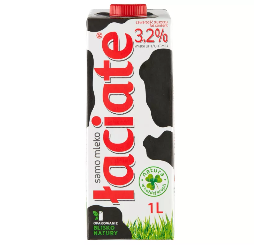 ŁACIATE MLEKO 3,2% 1L
