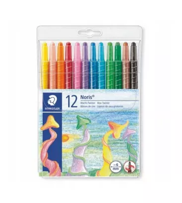Kredki Twistery Woskowe Staedtler 12 kolorów