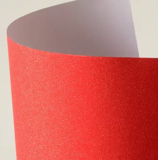 Samoprzylepny Arkusz Brokatowy Czerwony Galeria Papieru 1 Arkusz SmartKleks.pl