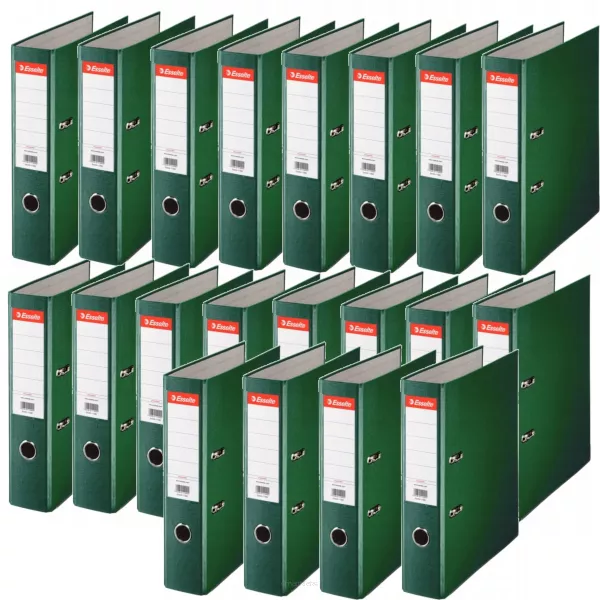 20 x Segregator Zielony A4 75mm Esselte smartkleks.pl