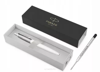 Długopis Parker Jotter Biały Wkład Czarny i Niebieski 2096874 - 2