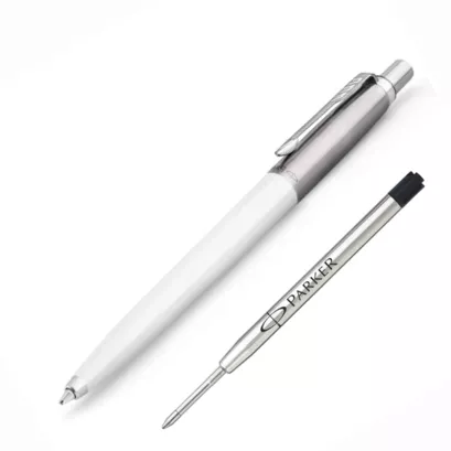 Długopis Parker Jotter Biały Wkład Czarny i Niebieski 2096874