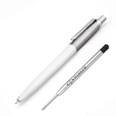 Długopis Parker Jotter Biały Wkład Czarny i Niebieski 2096874