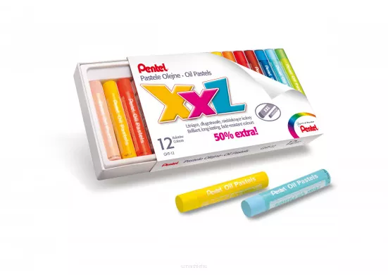 Pastele Olejne Pentel XXL 12 Kolorów